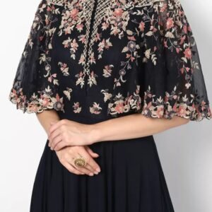 Elegant Floral Work Frock