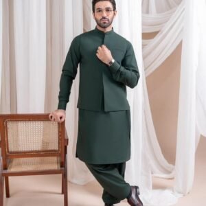 Elegance Redefined: Kurta Shalwar with Waistcoat